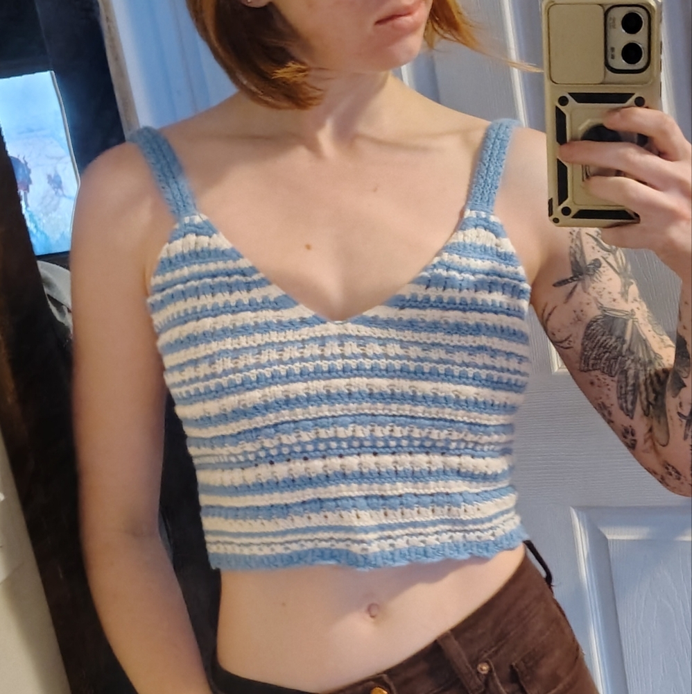 Knit crop top